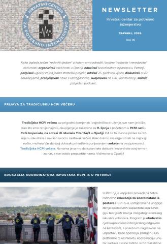 NEWSLETTER TRAVANJ, Broj: 05